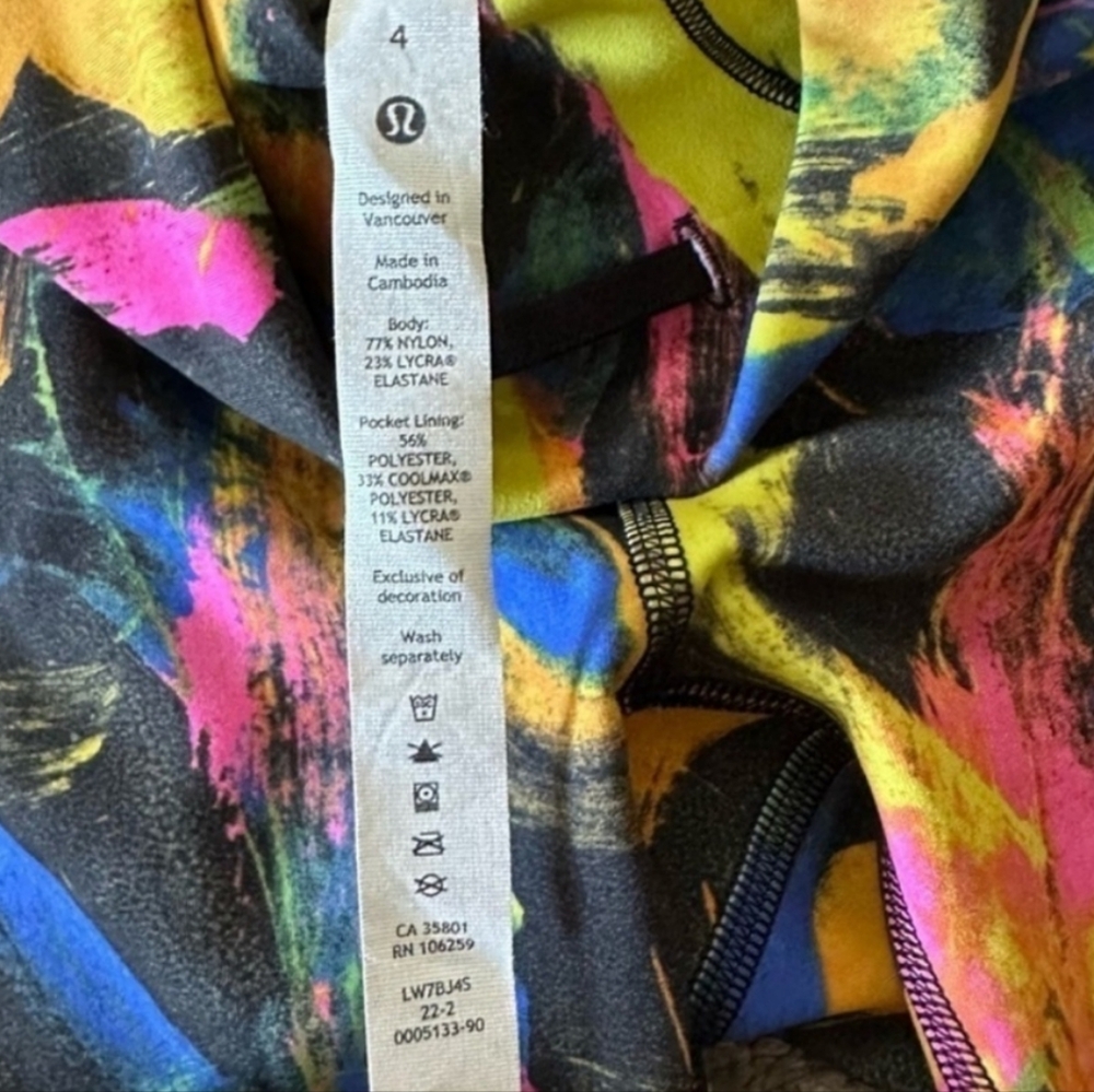 LULULEMON Invigorate Wunder Train High-Rise Athletic Bike Shorts NWOT - Picture 7 of 10